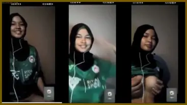 Cewe Hijab Hitam Manis Vcs Sama Mantan poster