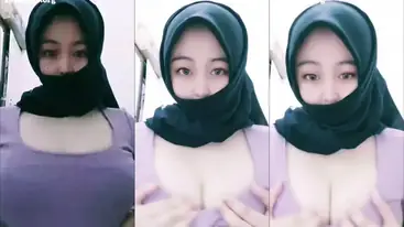 Dokumentasi Ukhti Hijab Cantik Bersantai Kasur poster
