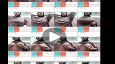 Ometv Cewek Jilbab Toket Brutal Pepaya Gantung poster