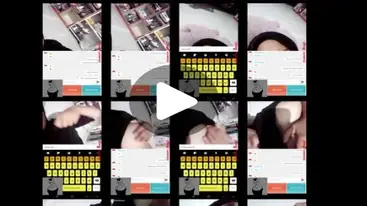 Ometv Ketemu Cewek Jilbab Hitam Tobrut Pegawai Laundry poster