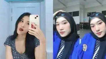 Ukhti Hijab Mahasiswi Unpam Cantik Kasur poster