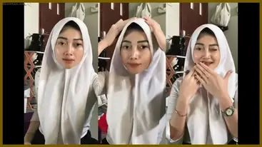 Video Blunder Pap Nenen Shella Tiktoker Hijab poster